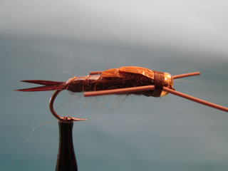 Bead Head Brown Rubber Stonefly (6-8)